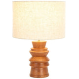 Safavieh Rodi, 17 Inch, Natural, Mango Wood/Iron Table Lamp  TBL3016A