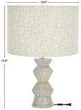 Safavieh Isano, 17 Inch, Off White, Mango Wood/Iron Table Lamp TBL3019A