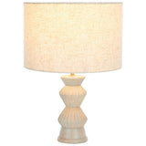 Safavieh Isano, 17 Inch, Off White, Mango Wood/Iron Table Lamp TBL3019A