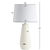 Safavieh Kamren Table Lamp - Set of 2 Cream TBL4174A-SET2