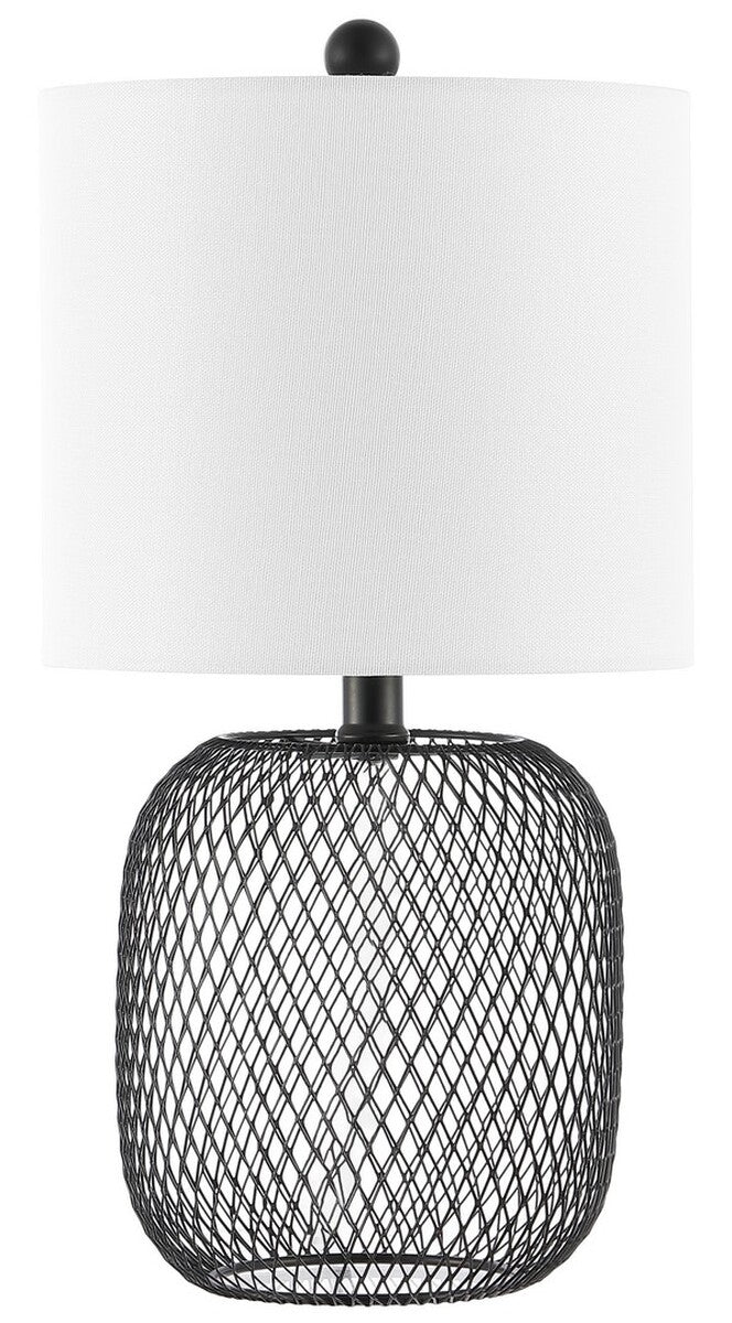 Safavieh Novis 18 Inch Table Lamp XII23 Black Iron TBL4470A