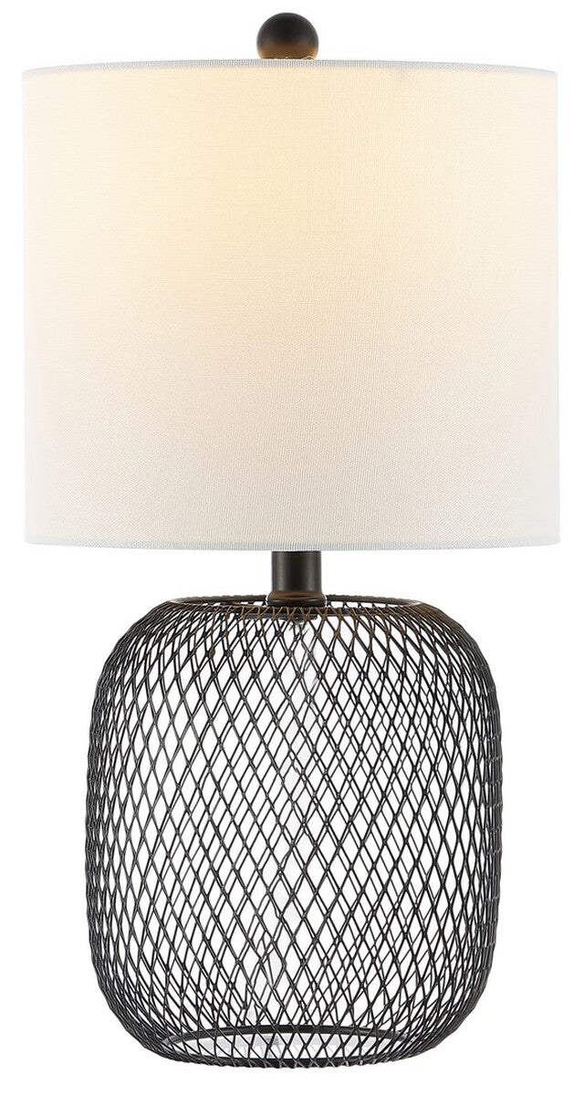 Safavieh Novis 18 Inch Table Lamp XII23 Black Iron TBL4470A