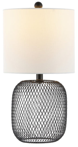 Safavieh Novis 18 Inch Table Lamp XII23 Black Iron TBL4470A