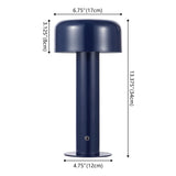 Safavieh Bonny, 13.375 Inch, Dark Blue, Metal Table Lamp Dark Blue TBL4568A