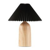 Safavieh Fabi, 19 Inch, Black/Natural, Resin Table Lamp Wood Finish TBL4575A