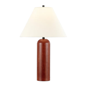 Safavieh Rennie, 25.5 Inch, Walnut, Wood.Metal Table Lamp Walnut TBL4580A