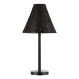 Safavieh Ricki, 24 Inch, Black, Rattan/Metal Table Lamp Black TBL4589A