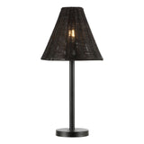 Safavieh Ricki, 24 Inch, Black, Rattan/Metal Table Lamp Black TBL4589A