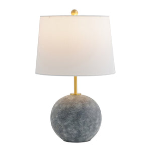 Safavieh Cla, 23.5 Inch, Grey Washed/Brass, Concrete/Metal Table Lamp Grey Washed / Brass TBL4592A