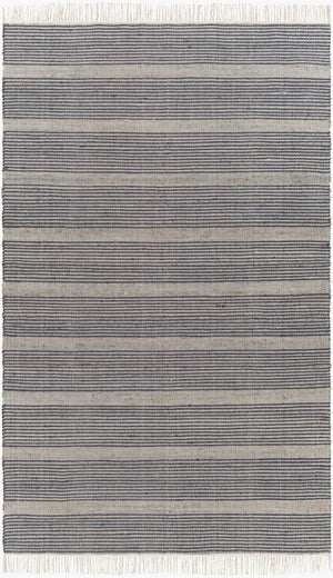 Surya Trabzon Handwoven Jute Wool Area Rug with Fringe Artisan Accent for Entryway or Bedroom TBO2304-23