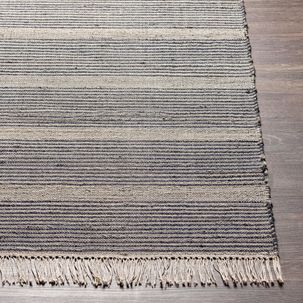 Surya Trabzon Handwoven Jute Wool Area Rug with Fringe Artisan Accent for Entryway or Bedroom TBO2304-23