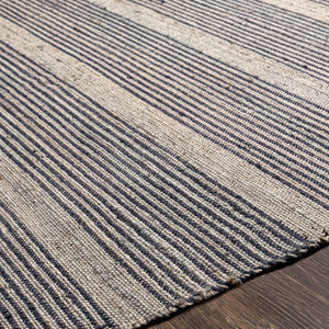 Surya Trabzon Handwoven Jute Wool Area Rug with Fringe Artisan Accent for Entryway or Bedroom TBO2304-23