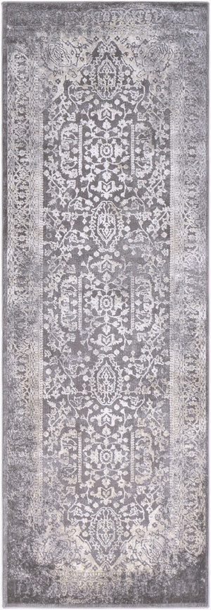 Livabliss Tibetan Updated Traditional Area Rug Woven in Turkey for Elegant Living Spaces Ivory, Tan 2'7" x 7'7" TBT2300-2776