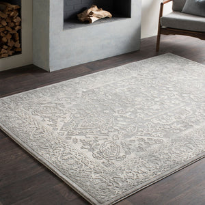 Livabliss Tibetan Updated Traditional Area Rug Woven in Turkey for Elegant Living Spaces Ivory, Tan 3'11" x 5'7" TBT2300-31157