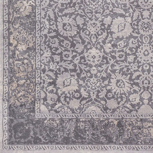 Livabliss Tibetan Heritage Pattern Area Rug Soft Polypropylene Accent for Entryways and Bedrooms Medium Gray, Ch 2' x 2'11" TBT2302-23
