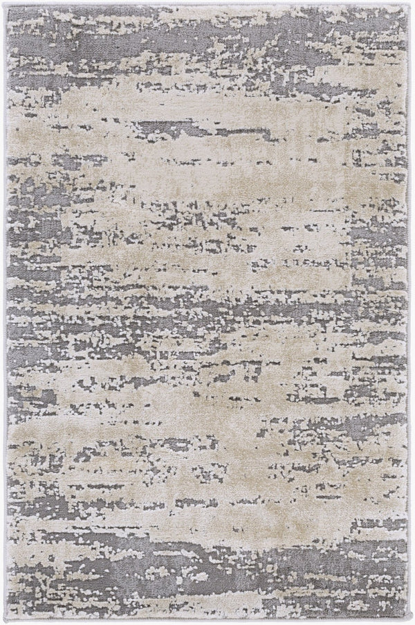 Livabliss Tibetan Inspired Machine Woven Area Rug Polypropylene Blend for Living Dining Rooms Tan, Beige 2' x 2'11" TBT2304-23