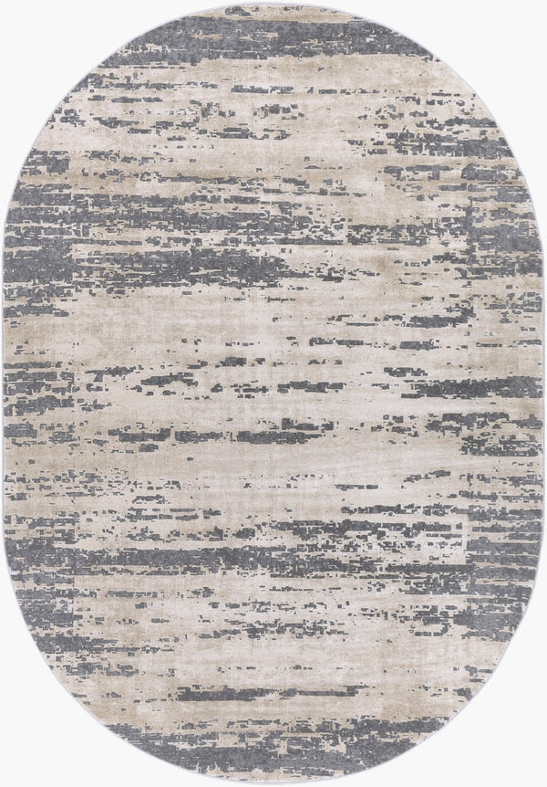 Livabliss Tibetan Inspired Machine Woven Area Rug Polypropylene Blend for Living Dining Rooms Tan, Beige 6'7" x 9'6" Oval TBT2304-6796OV