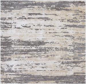 Livabliss Tibetan Inspired Machine Woven Area Rug Polypropylene Blend for Living Dining Rooms Tan, Beige 7'10" x 7'10" Square TBT2304-710SQ