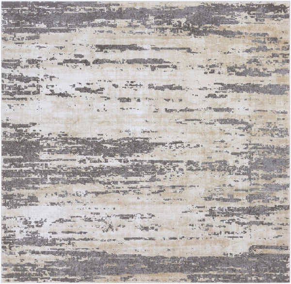 Livabliss Tibetan Inspired Machine Woven Area Rug Polypropylene Blend for Living Dining Rooms Tan, Beige 7'10" x 7'10" Square TBT2304-710SQ