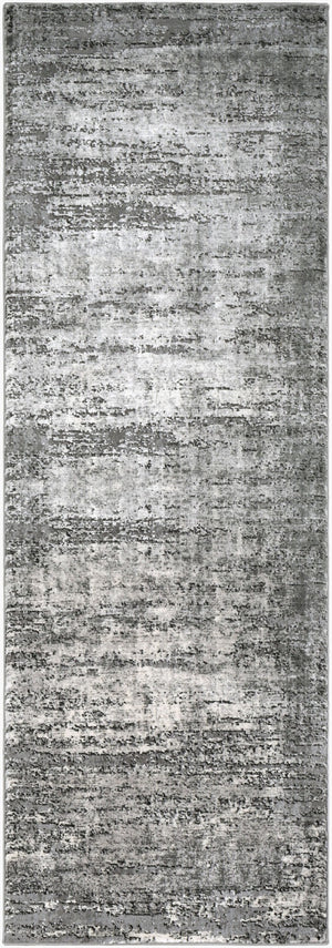 Livabliss Tibetan High Low Pile Area Rug Polypropylene Blend for Large Living Dining Rooms Medium Gray, Ch 2'7" x 7'7" TBT2305-2776