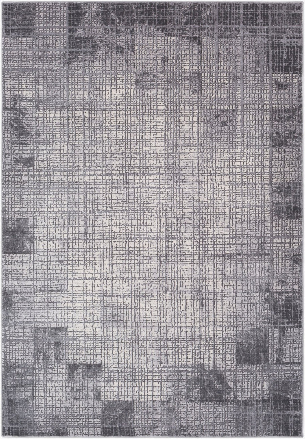 Livabliss Tibetan Machine Woven Polypropylene Area Rug Mid Century Modern Entryway Accent Medium Gray, Ch 6'7" x 9'6" TBT2306-6796