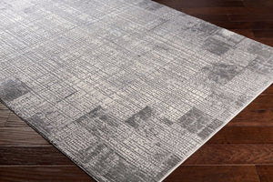 Livabliss Tibetan Machine Woven Polypropylene Area Rug Mid Century Modern Entryway Accent Medium Gray, Ch 6'7" x 9'6" TBT2306-6796