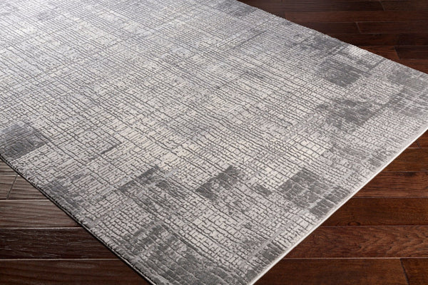 Livabliss Tibetan Machine Woven Polypropylene Area Rug Mid Century Modern Entryway Accent Medium Gray, Ch 6'7" x 9'6" TBT2306-6796