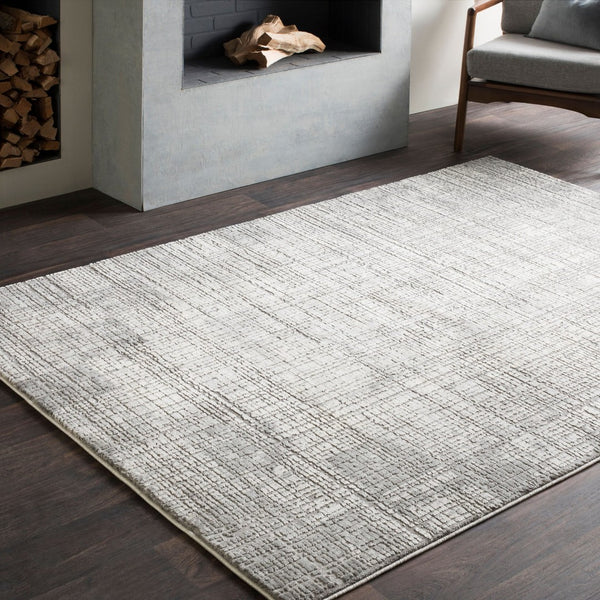 Livabliss Tibetan Machine Woven Polypropylene Area Rug Mid Century Modern Entryway Accent Medium Gray, Ch 6'7" x 9'6" TBT2306-6796