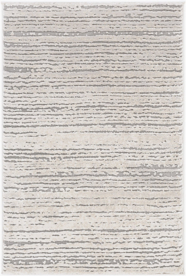 Livabliss Tibetan Geometric Mid-century Area Rug Soft Polypropylene Blend for Living Dining Rooms Tan, Medium Gra 2' x 2'11" TBT2308-23