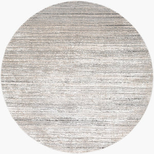 Livabliss Tibetan Geometric Mid-century Area Rug Soft Polypropylene Blend for Living Dining Rooms Tan, Medium Gra 5'3" x 5'3" TBT2308-53RD