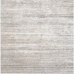 Livabliss Tibetan Geometric Mid-century Area Rug Soft Polypropylene Blend for Living Dining Rooms Tan, Medium Gra 7'10" x 7'10" Square TBT2308-710SQ