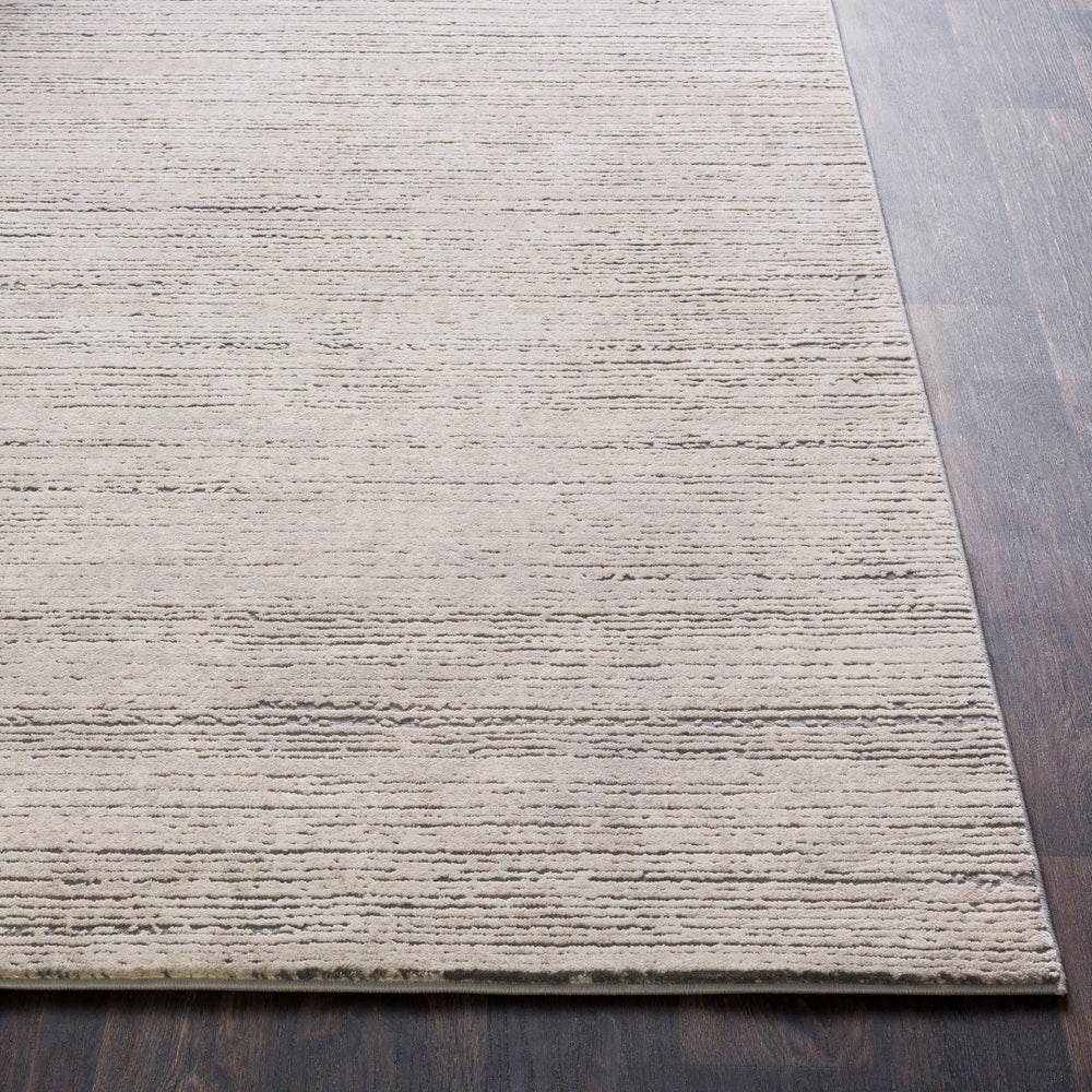 Livabliss Tibetan Geometric Mid-century Area Rug Soft Polypropylene Blend for Living Dining Rooms Tan, Medium Gra 5'3" x 5'3" TBT2308-53RD