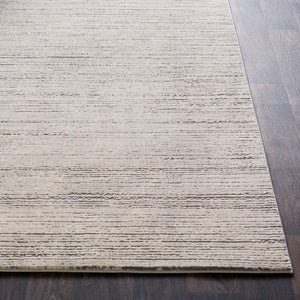 Livabliss Tibetan Geometric Mid-century Area Rug Soft Polypropylene Blend for Living Dining Rooms Tan, Medium Gra 5'3" x 5'3" TBT2308-53RD
