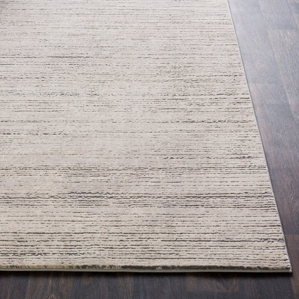 Livabliss Tibetan Geometric Mid-century Area Rug Soft Polypropylene Blend for Living Dining Rooms Tan, Medium Gra 5'3" x 5'3" TBT2308-53RD