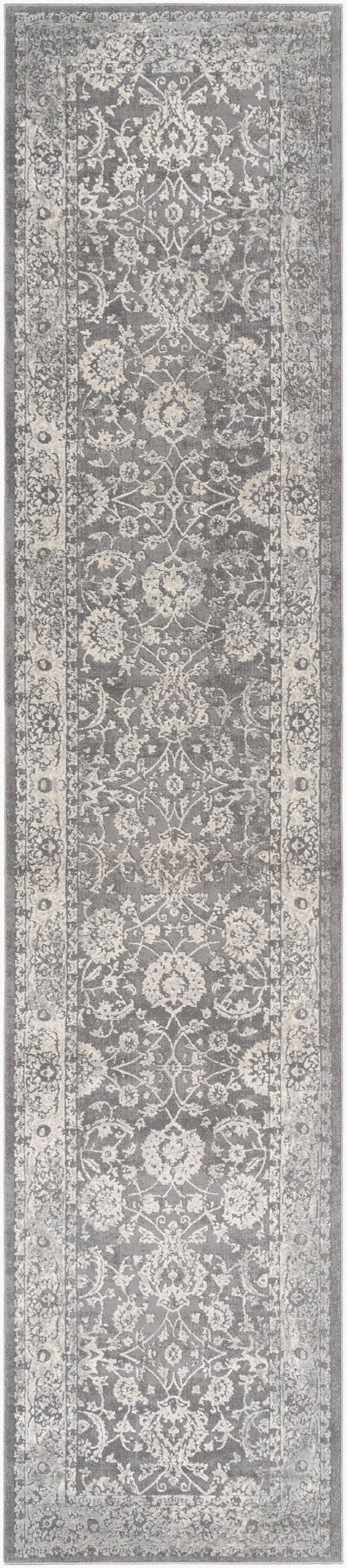 Livabliss Tibetan Traditional Pattern Machine Woven Polypropylene Area Rug for Large Living Spaces Ivory, Medium G 2'7" x 12' TBT2309-2712
