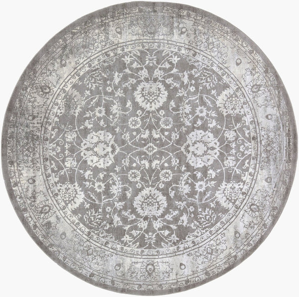 Livabliss Tibetan Traditional Pattern Machine Woven Polypropylene Area Rug for Large Living Spaces Ivory, Medium G 5'3" x 5'3" TBT2309-53RD