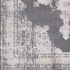 Livabliss Tibetan Patterned Polypropylene Area Rug Plush Medium Pile for Entryways and Small Spaces Charcoal, Beige 8'10" x 12'4" TBT2310-93123