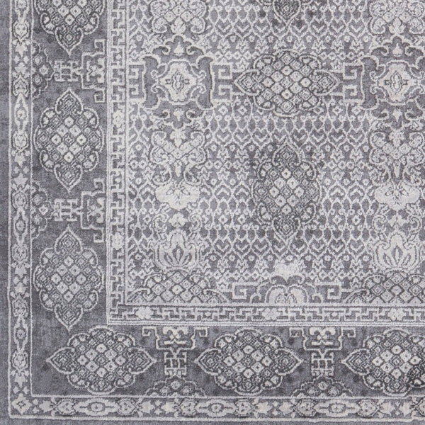 Livabliss Tibetan Collection Traditional Pattern Runner Rug for Hallways and Entryways Medium Gray, Ch 8'10" x 12'4" TBT2311-93123