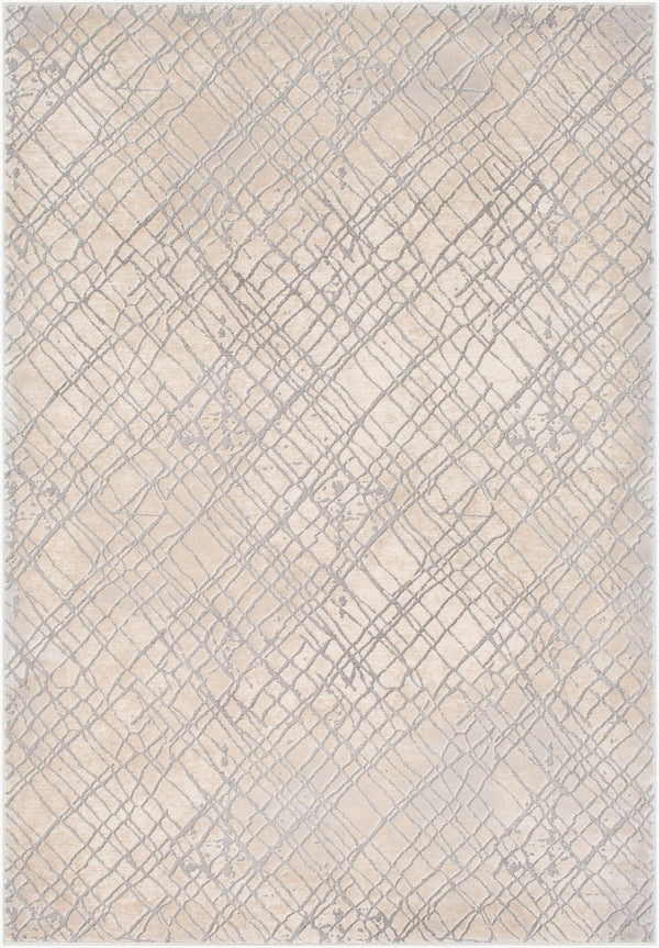 Livabliss Tibetan Machine Woven Hallway Runner Rug with High Low Pile Polypropylene Blend Beige, Medium G 8'10" x 12'4" TBT2314-93123
