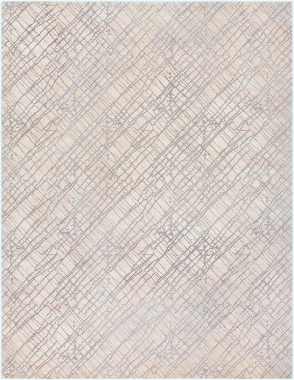 Livabliss Tibetan Machine Woven Hallway Runner Rug with High Low Pile Polypropylene Blend Beige, Medium G 7'10" x 10'2" TBT2314-710103