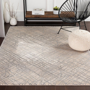 Livabliss Tibetan Machine Woven Hallway Runner Rug with High Low Pile Polypropylene Blend Beige, Medium G 8'10" x 12'4" TBT2314-93123