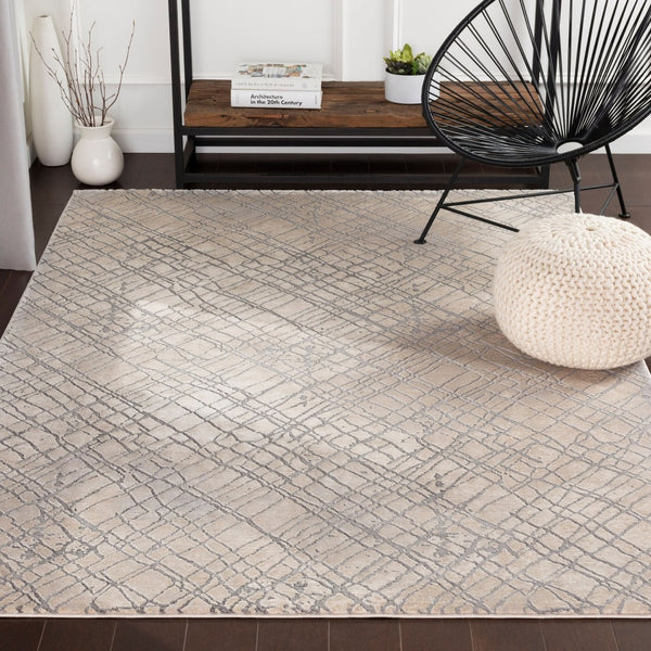 Livabliss Tibetan Machine Woven Hallway Runner Rug with High Low Pile Polypropylene Blend Beige, Medium G 8'10" x 12'4" TBT2314-93123