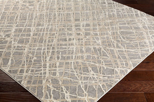 Livabliss Tibetan Geometric Machine Woven Accent Rug Blended Pile for Entryway or Hallway Medium Gray, Ta 8'10" x 12'4" TBT2316-93123