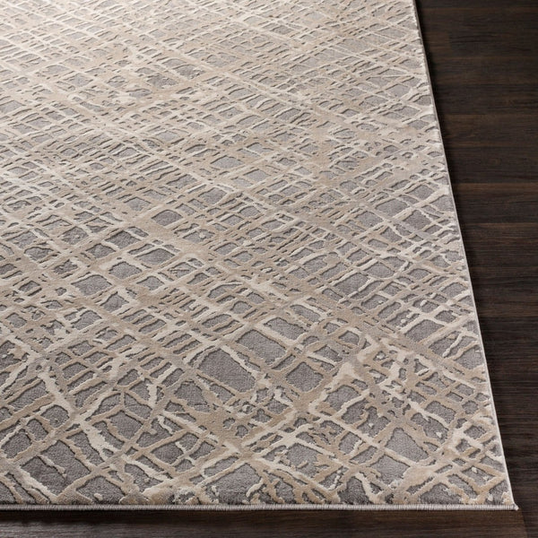 Livabliss Tibetan Geometric Machine Woven Accent Rug Blended Pile for Entryway or Hallway Medium Gray, Ta 8'10" x 12'4" TBT2316-93123