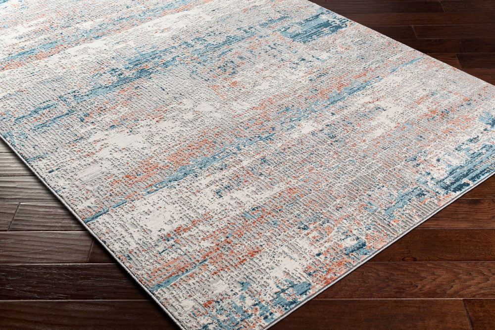 Livabliss Tibetan Collection Machine Woven Polypropylene Accent Rug for Entryway or Bedside Rust, Light Gra 2' x 2'11" TBT2322-2211