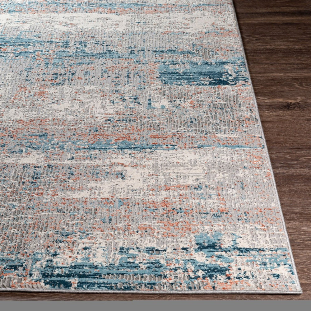 Livabliss Tibetan Collection Machine Woven Polypropylene Accent Rug for Entryway or Bedside Rust, Light Gra 2' x 2'11" TBT2322-2211