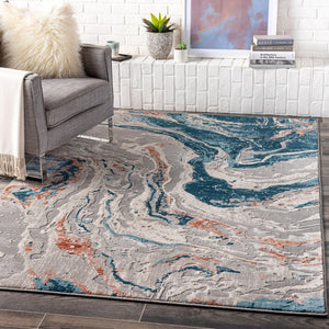 Livabliss Tibetan Inspired Machine Woven Polypropylene Area Rug with High Low Texture TBT2329-9124