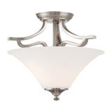 Treme 13'' Wide 2-Light Semi Flush Mount - Brushed Nickel TC0020217 Thomas