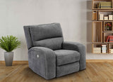 Parker House Polaris - Bizmark Grey Power Reclining Sofa And Recliner Grey 100% Polyester (W) Mpol-31ph-big