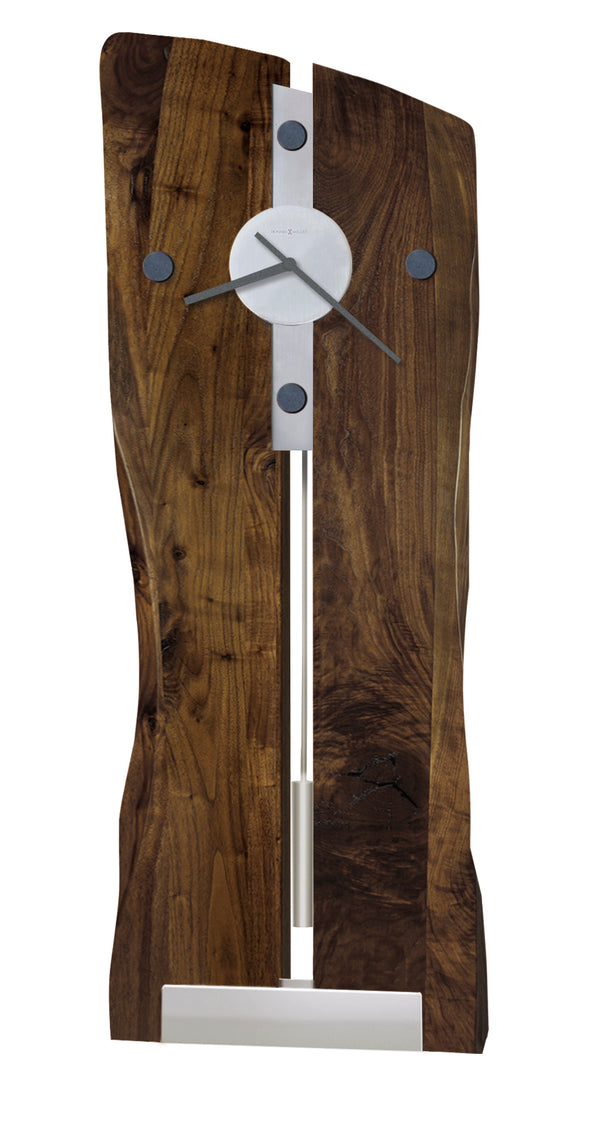 Hekman Furniture 620508 Enzo Wall Clock – Elegant Natural Walnut Finish, Quartz Movement, Unique Home Decor Accent Natural Walnut (Howard Miller) Enzo Wall Clock 620508